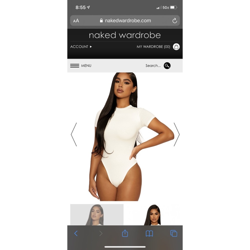 NWT - Naked Wardrobe Bodysuit